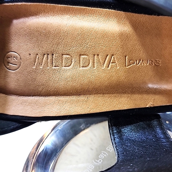 Wild Diva Platform Wedges Size 7 1/2 - Picture 9 of 10
